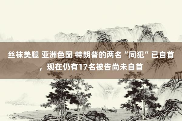 丝袜美腿 亚洲色图 特朗普的两名“同犯”已自首，现在仍有17名被告尚未自首